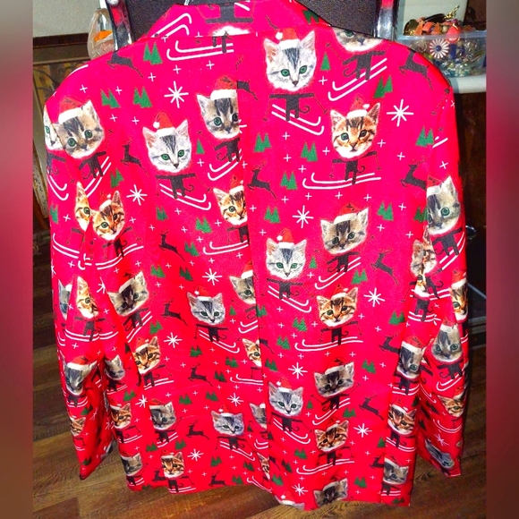 Christmas Blazer/Jacket Holiday Time Sports Jacket. 42-44 L Closet - Picture 2 of 11